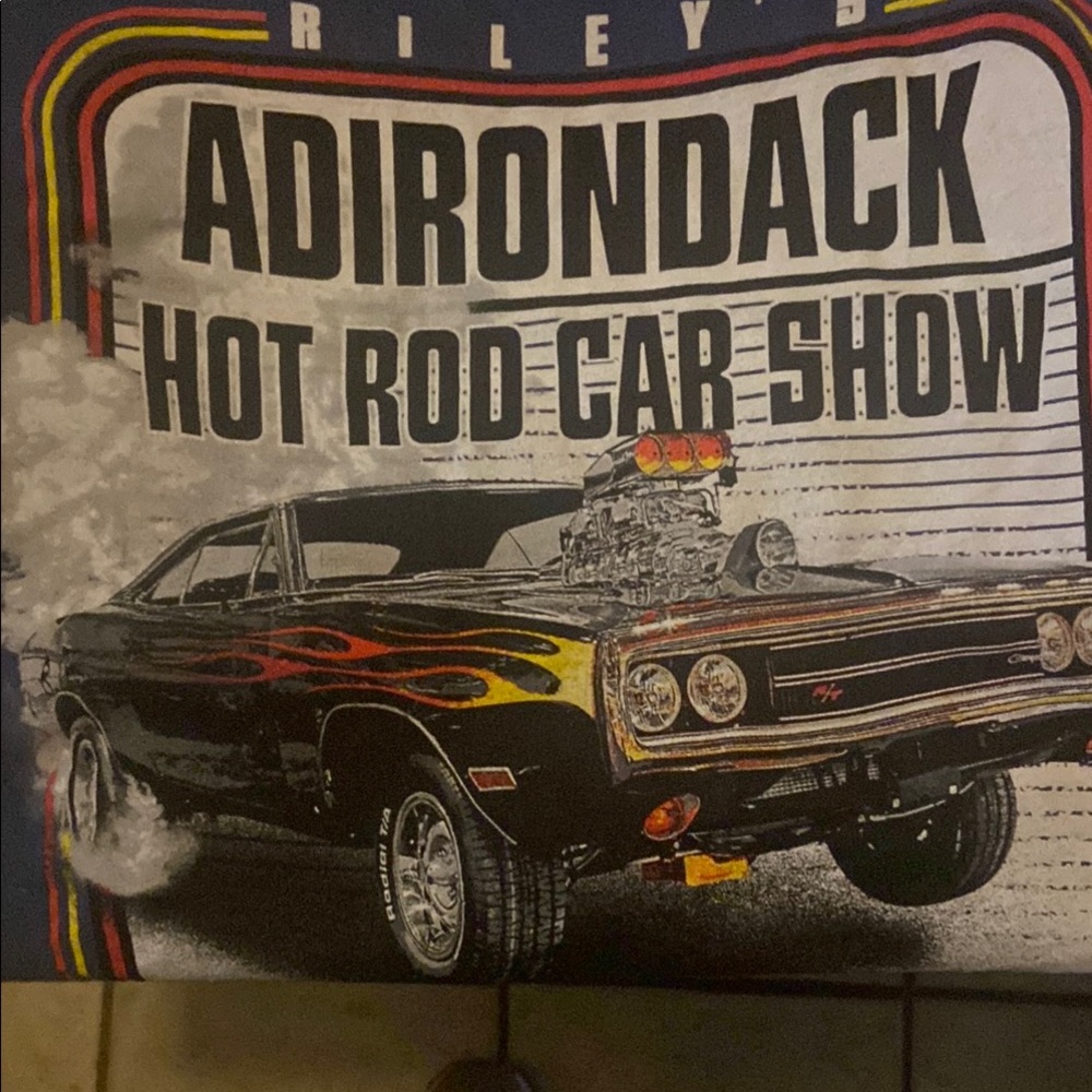 Adirondack Hot Rod Car Show Kids Tee - Black